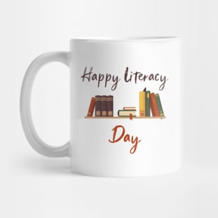 Books Day Celebrate International Literacy Day Mug